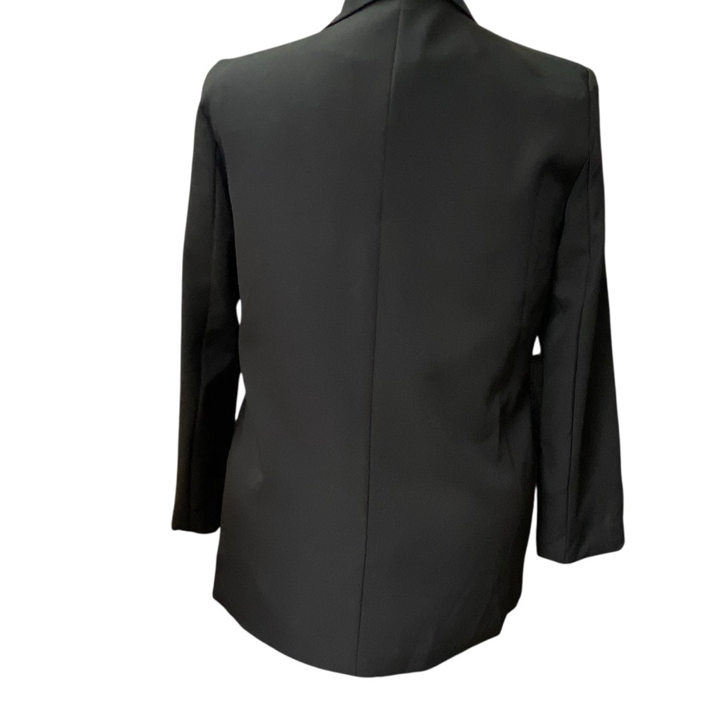 Solid Black Wardrobe Basic 1 button Blazer Jacket… - image 7
